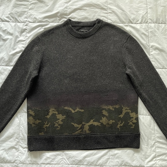 Allsaints Barra crew Sweater - size large - Wool - AW14 collection - RARE PIECE - Picture 1 of 8